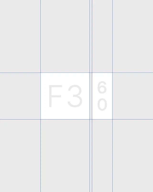 F360 — construcción del logotipo